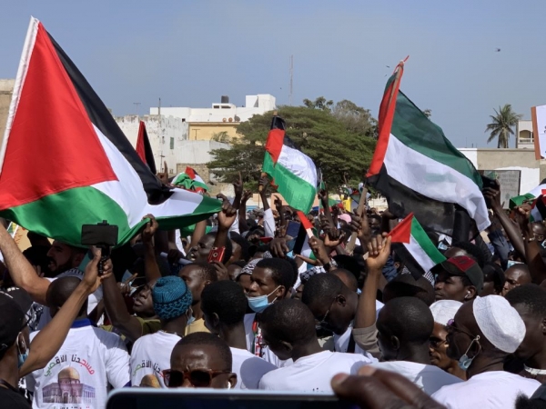 Mobilisation de soutien au peuple palestinien à Dakar