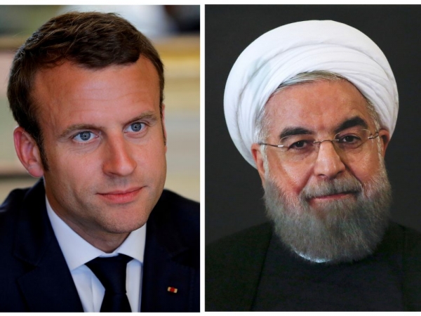 Escalade au Liban: Macron prévient Rohani