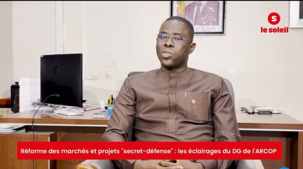 Réforme des marchés publics et projets "secret défense": Moustapha DJITTE, DG de l